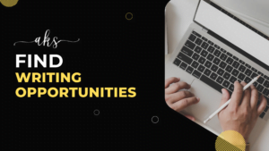 finding writing opportunities