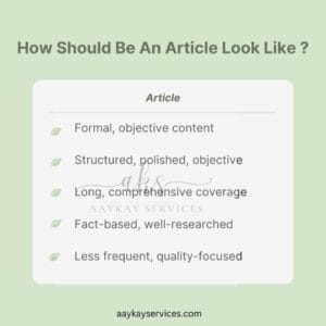 what is an article