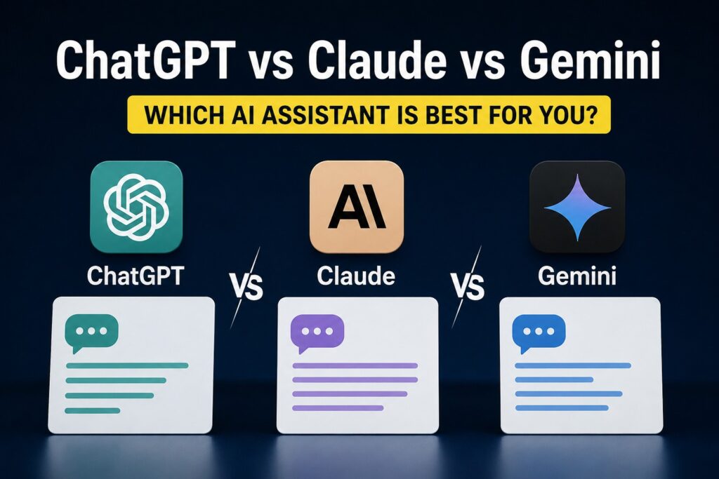 ChatGPT vs Claude vs Gemini